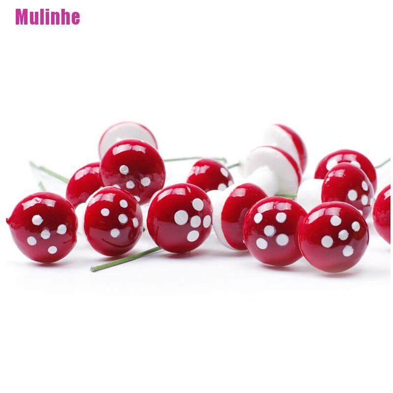 Set 10 đồ trang trí hình cây nấm mini trang trí sân vườn / nhà búp bê diy
