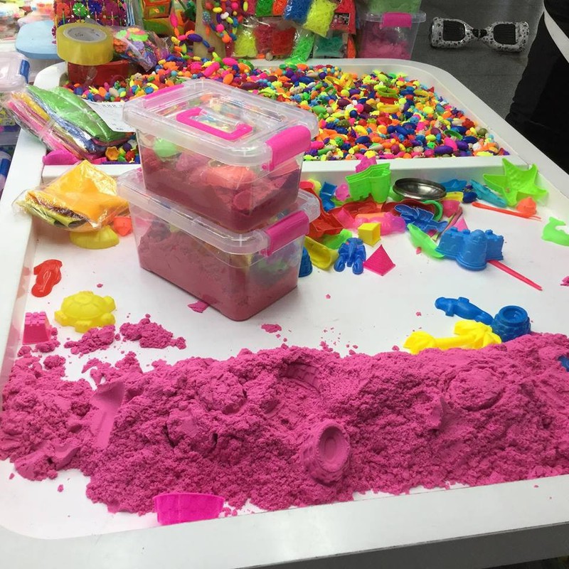 1KG Cát động lực dành cho trẻ thơ tạo hình xếp hình khối