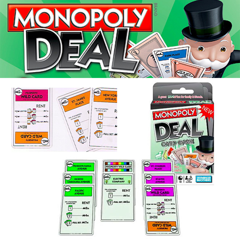 Bộ Thẻ Bài Chơi Game Monopoly Deal Vui Nhộn