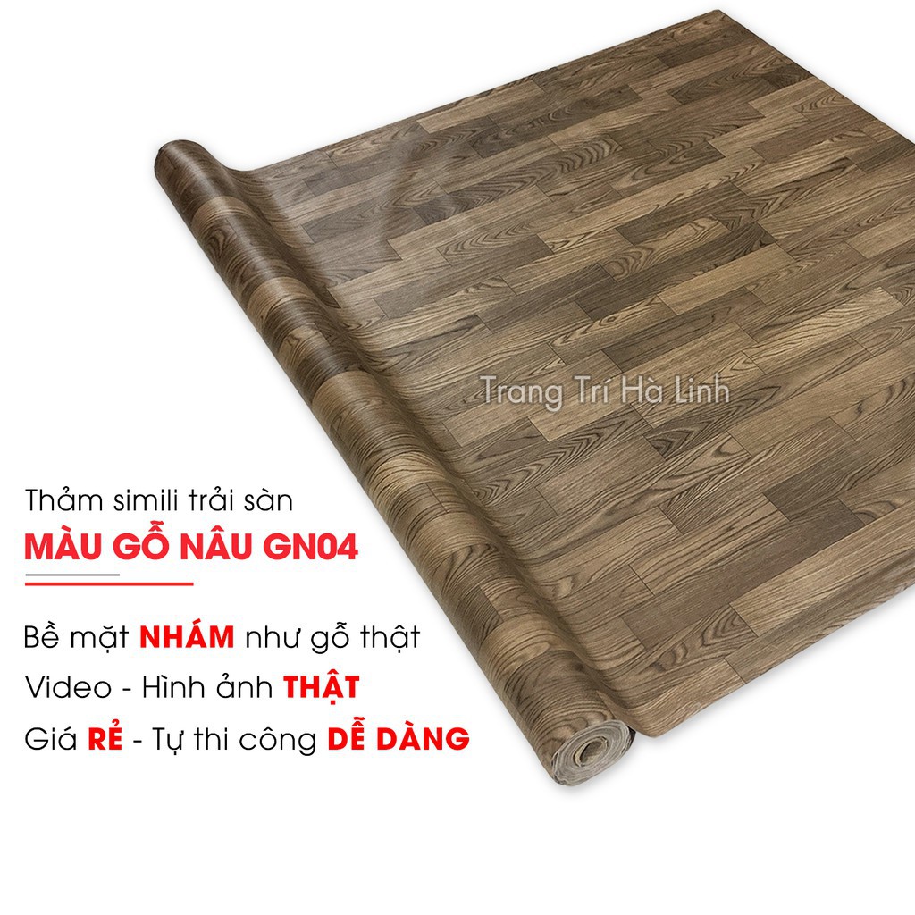 Thảm simili trải sàn vân gỗ , simili lót sàn hoa văn các loại dày 0.5mm chống nước đẹp giá rẻ