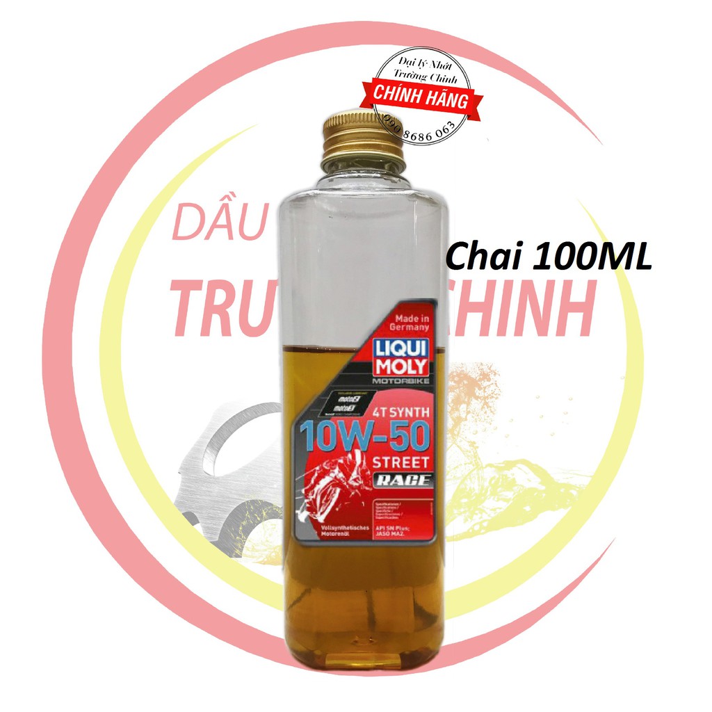 Nhớt liqui Moly Street Race Synth 4T 10W50 100Ml,200Ml,300Ml,400MLdành cho xe số, moto