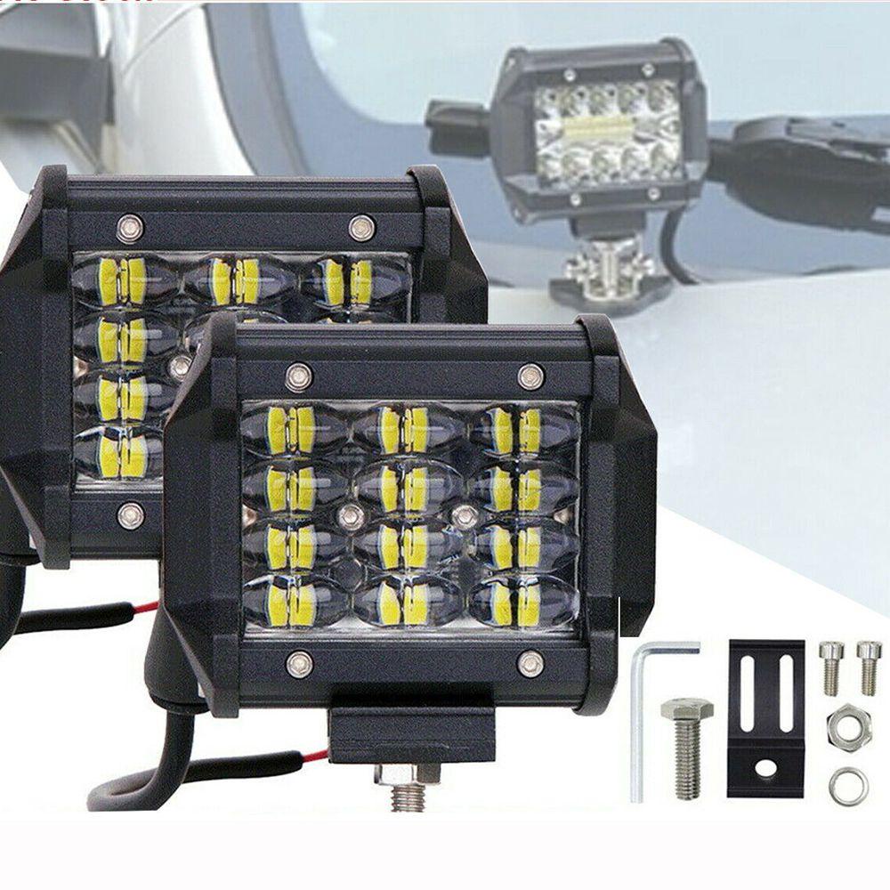 Đèn Led 24 Bóng Hình Vuông Chống Nước Chống Bụi Dùng Cho Xe Tải