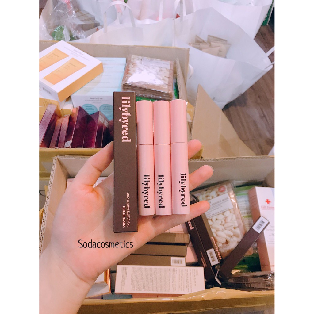 MASCARA CHỐNG TRÔI LILYBYRED MASCARA am9 to pm9 SURVIVAL COLORCARA