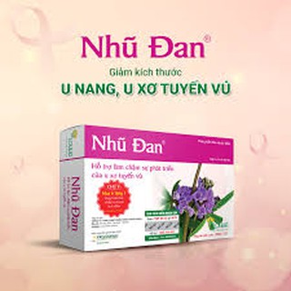 Nhũ đan 😍freeship😍 giảm 10k khi nhập nhũ đan hỗ trợ phòng ngừa u vú hộp 2 vỉ x 10 viên