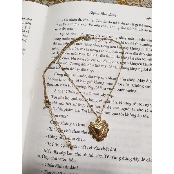 Dây chuyền mặt trái tim