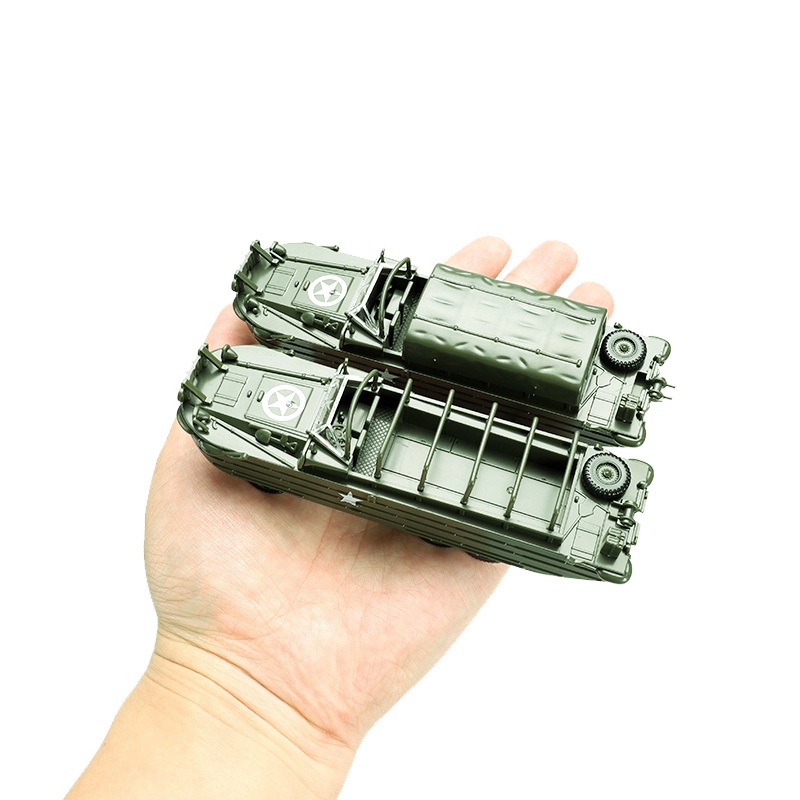 JEEP Mô Hình Xe Quân Đội 4D Lắp Ráp Cougar M3A1 Tỉ Lệ 1/72