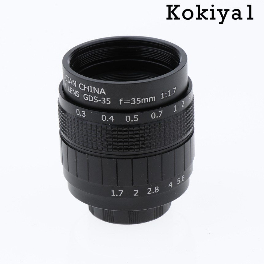 Ống Kính Kokkoya1) 35mm F / 1.7 Và 2 Ngàm Chuyển Đổi Ống Kính Macro Cho Sony Nex