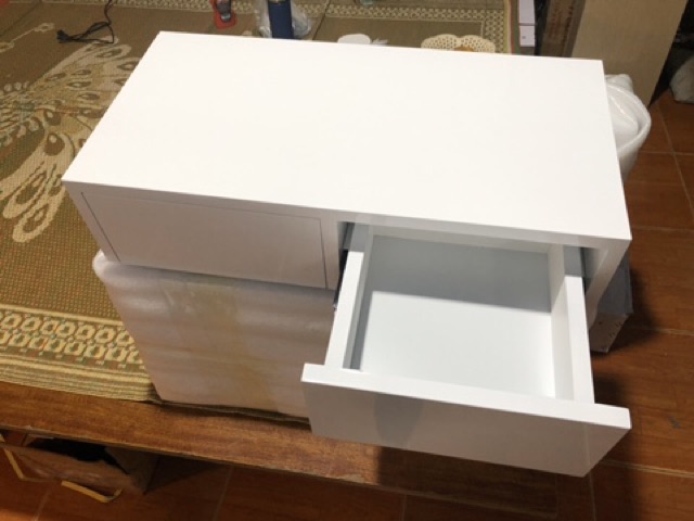 ✅ Bàn trang điểm treo tường mini đẹp 65cm có 2 ngăn kéo BTD-3558 | BigBuy360 - bigbuy360.vn