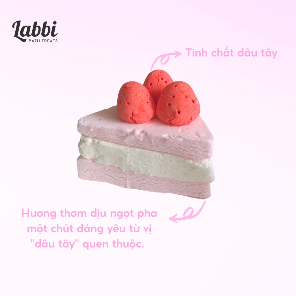 CREAMY [Labbi] Bubble Bar / Viên sủi bồn tắm / Tạo bọt bồn tắm