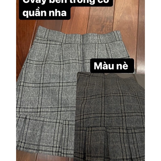 Áo khoác tí ngoan tingoan, set blazer và chân váy đuôi cá