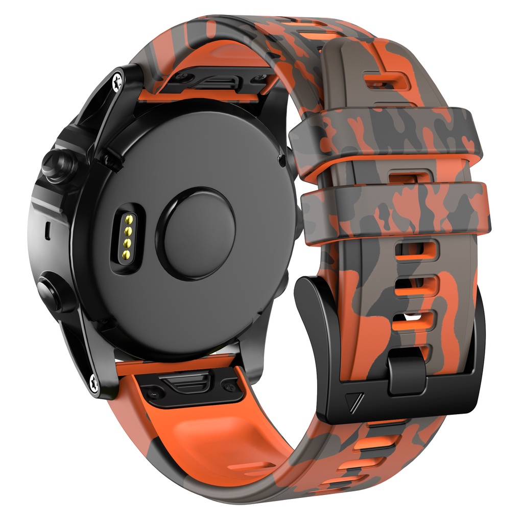 Dây đồng hồ Phù hợp nhanh Silicon Dây Đeo 22mm 26mm Cho Garmin Fenix 7 7X 6 6X Pro 5 5X Plus 3 3hr 2 Descent G1 mk1 mk2 mk2i MARQ 2