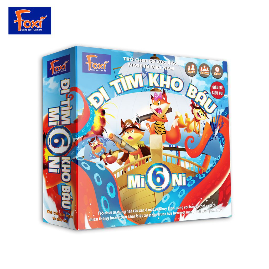 Trò Chơi - Cờ Xúc Xắc - Đi Tìm Kho Báu Mini 6 (Foxi)