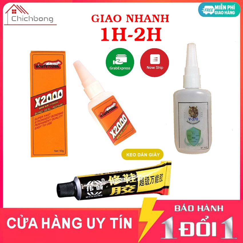 Keo Dán Siêu Dính Đa Năng Mọi Chất Liệu Cực Mạnh - Dán Gỗ Thuỷ Tinh Kim Loại Sắt Gốm Sứ Nhựa Vải