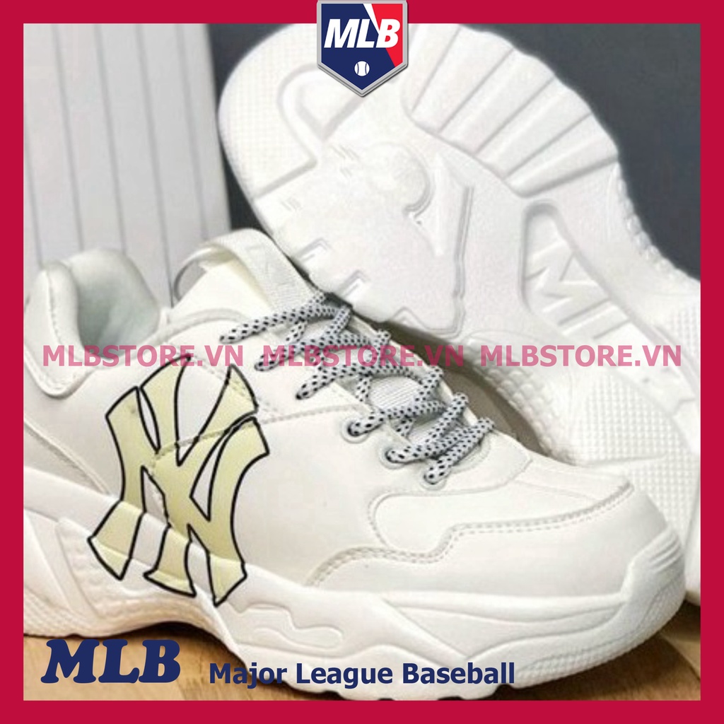 Giày MLB Nam Nữ, Giày Boston Nữ Sneaker Đế 2 Lớp Tăng Chiều Cao 4CM Hàng Đẹp Full Box | BigBuy360 - bigbuy360.vn