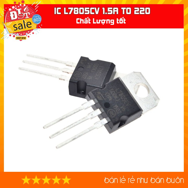 IC L7805CV 1.5A TO 220 Chất Lượng tốt
