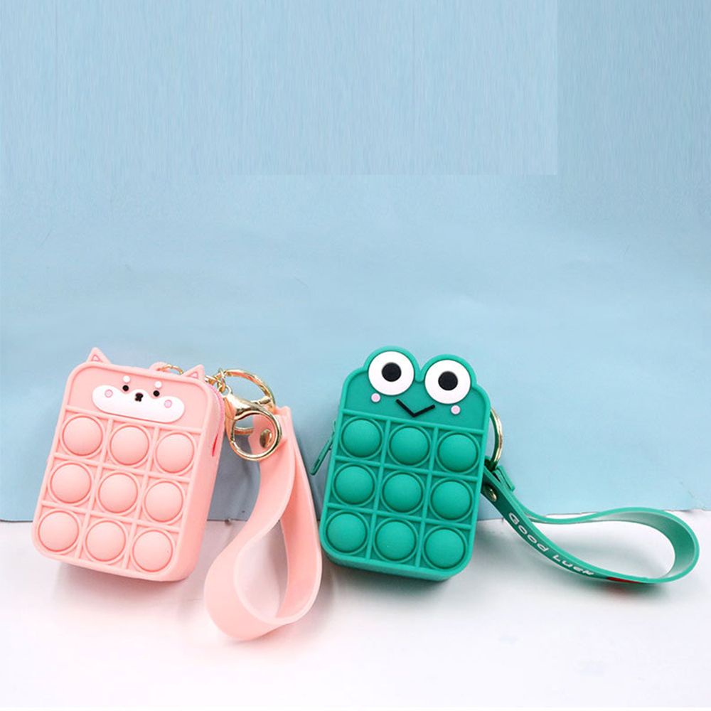 Túi đựng tai nghe/ tiền xu/ đồ chơi chống căng thẳng họa tiết hoạt hình dễ thương