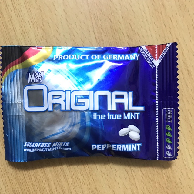 Kẹo ngậm không đường Impact mints Original các vị