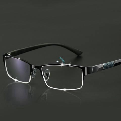 Mắt gọng nửa siêu nhẹ chống ánh sáng xanh thời trang cổ điển cho nam