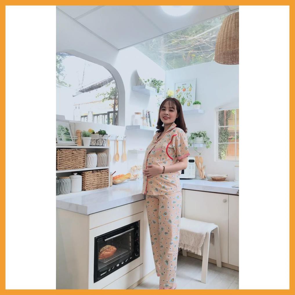 [2 Trong 1] Bộ dài bầu lụa thái ngắn tay mềm mịn cho con bú | BigBuy360 - bigbuy360.vn
