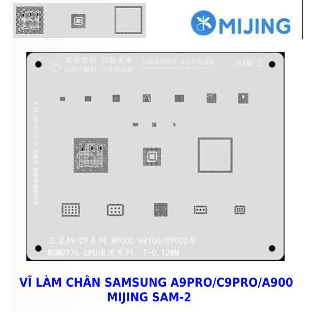 VĨ LÀM CHÂN SAMSUNG A9PRO/C9PRO/A900/ MIJING SAM-2