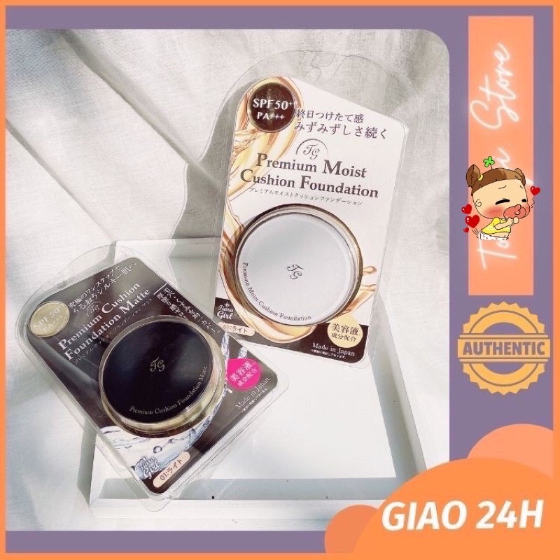 [Hàng_Nhật]  Phấn nước Tiara Girl Premium Cushion Foundation Nhật Bản 13G [Hàng-Chuẩn-Auth] [Mô-Mô-Shop]