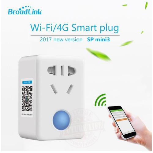 136 BROADLINK SP MINI 3, ổ cắm điện WIFI, điều khiển từ xa thông minh