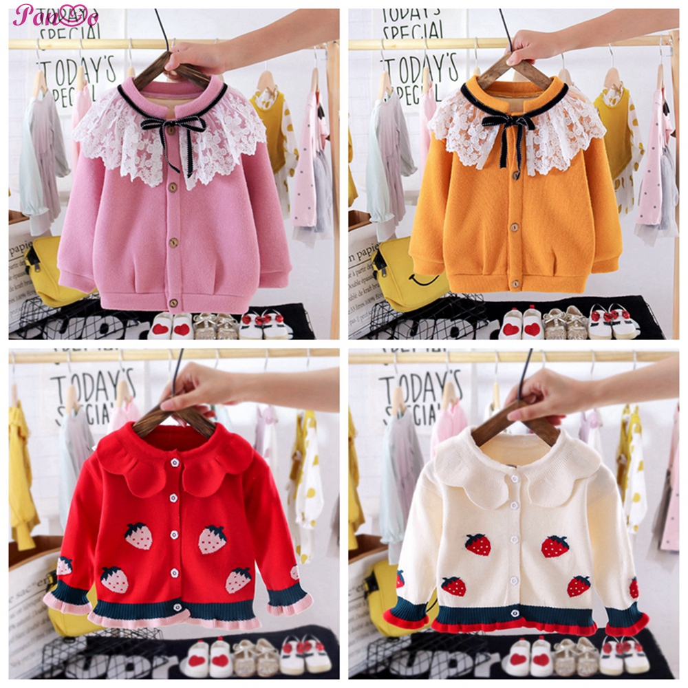 Áo Khoác Cardigan Phong Cách Hàn Quốc Cho Bé Gái