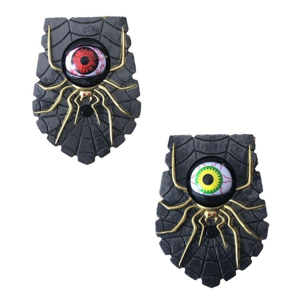 Chuông Cửa Họa Tiết Nhện Có Âm Thanh Phát Sáng Trang Trí Halloween