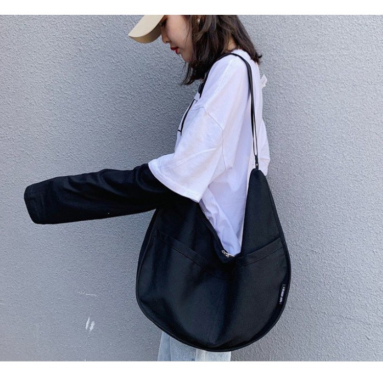 [ HÀNG XỊN ]Túi đeo chéo hình bán nguyệt  ulzzang unisex , dành cho học sinh đi học đi chơi