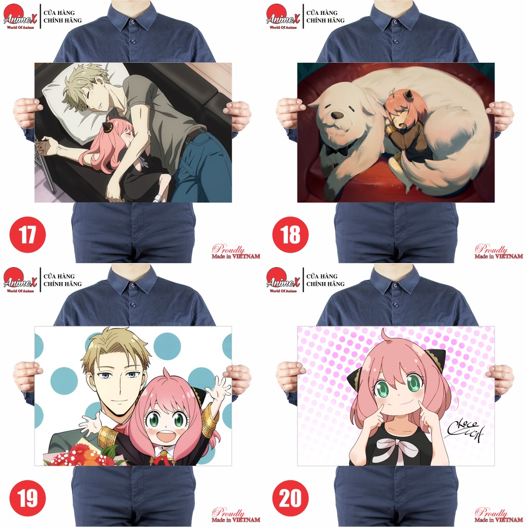 Tấm Tranh Poster Áp Phích Anime Spy X Family - Treo Tường - Dán Tường - Trang Trí Nhà Cửa By AnimeX