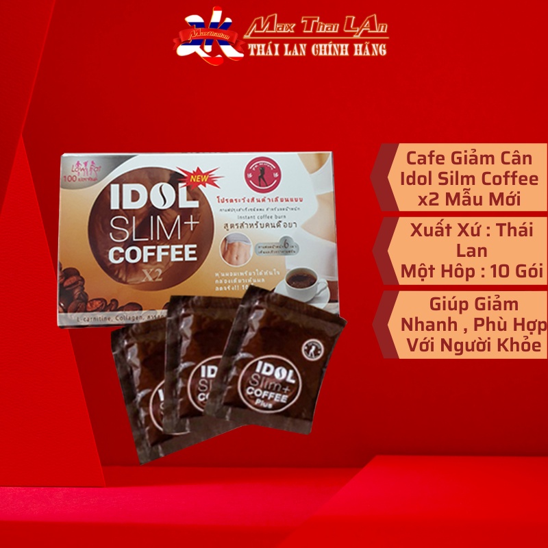 Cà Phê Giảm Cân Idol Slim Coffee X2 Thái Lan