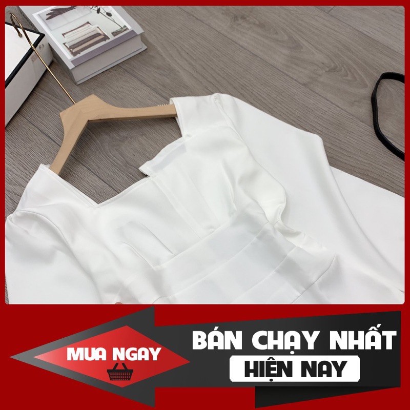 Váy Trắng Maxi Cực Sang Chảnh Diện Đám Cưới NYC Thì [ 𝐅𝐑𝐄𝐄 𝐒𝐇𝐈𝐏 ] - Chất Tuyết Mưa Qc Cao Cấp Cực Dầy Dặn -Tôn Dáng Lắm