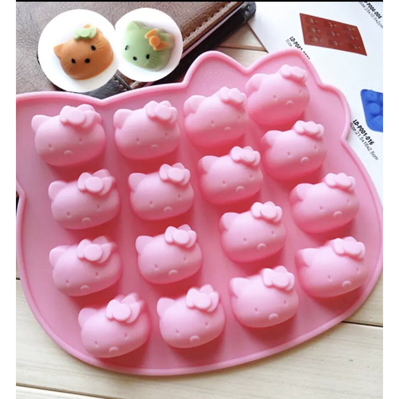 Khuôn silicon 16 ô kitty