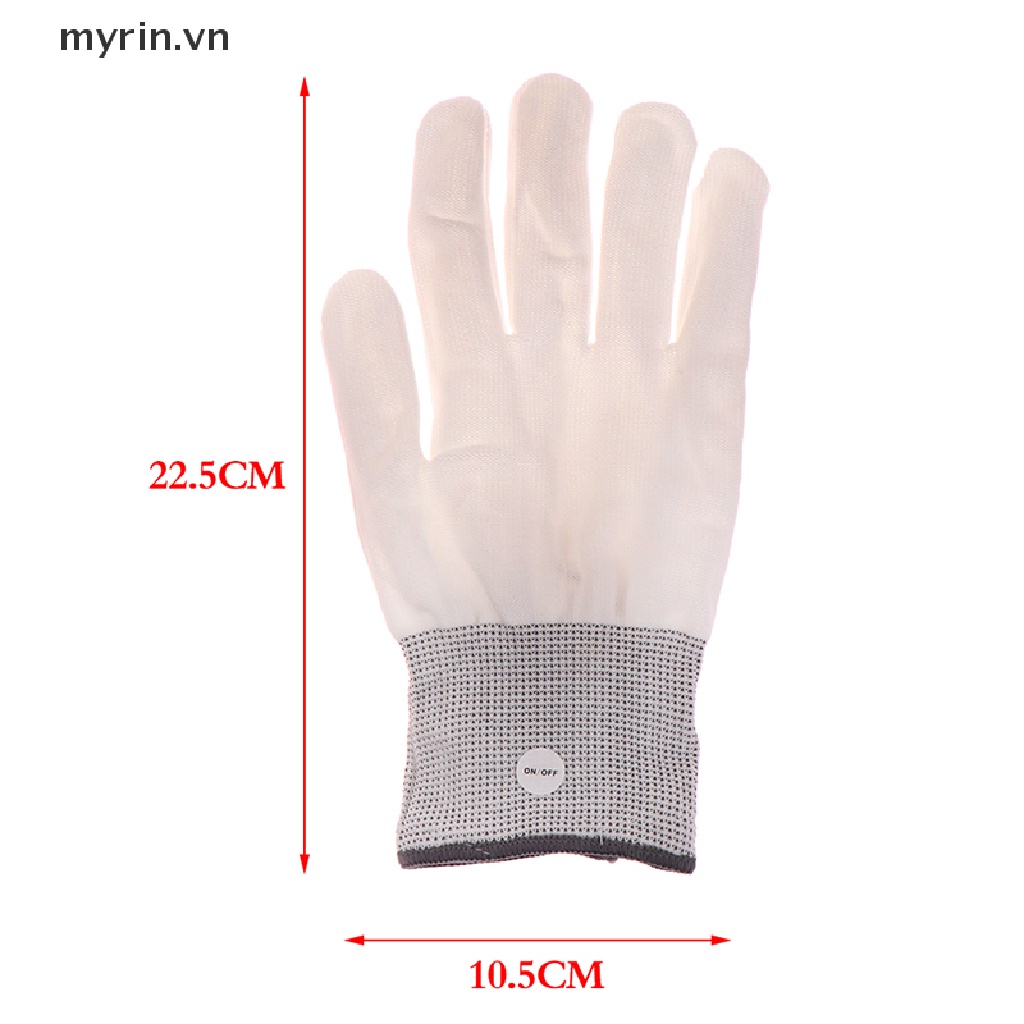 1 Găng Tay Đầu Lâu Có Đèn LED Phát Sáng