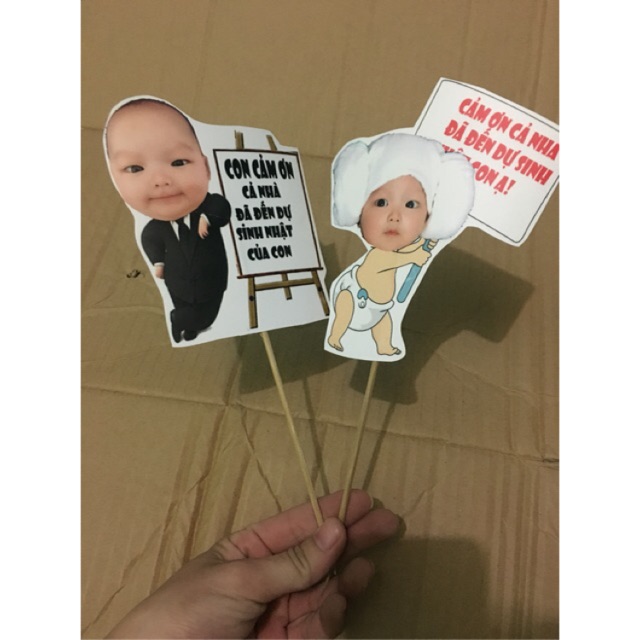 Tag chibi cắm bánh sinh nhật