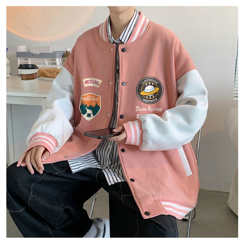 Áo Khoác Nỉ Nam Nữ  Form Rộng Chữ RESVải Dày Mịn Thoáng Mát Thiết Kế Thời Trang Kiểu Dáng Năng Động