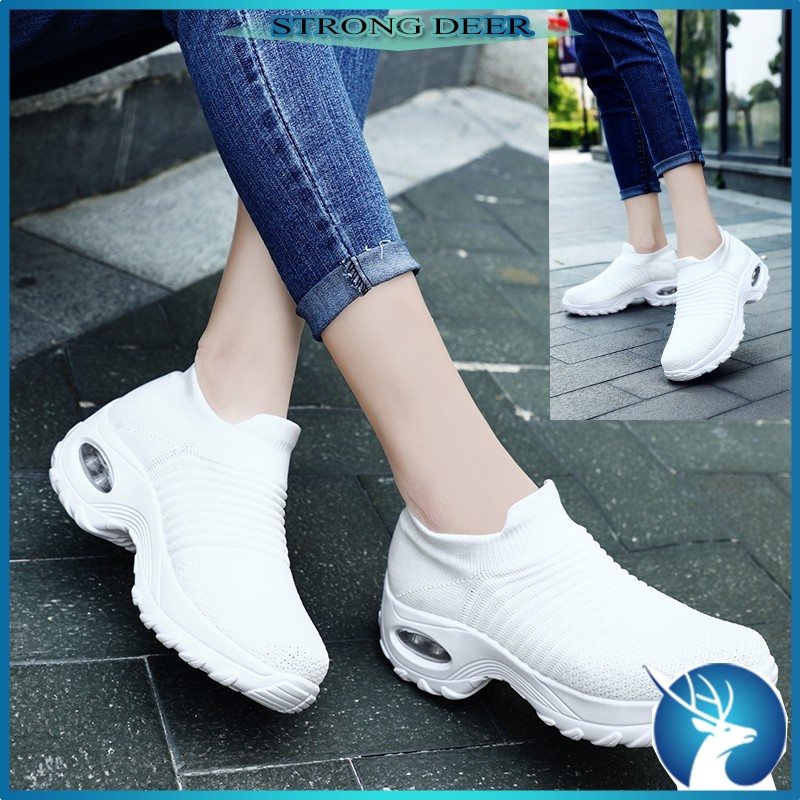 Giày Thể Thao Đế Độn Size 35-43 Thời Trang 2021 Dành Cho Nữ