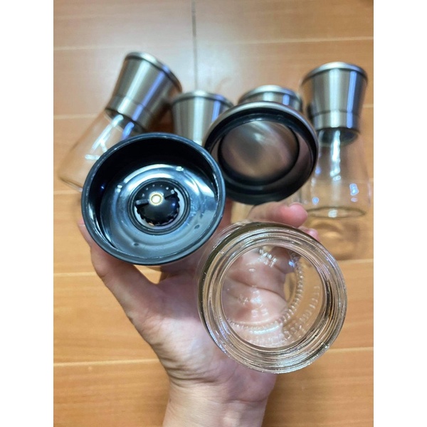 [XẢ RẺ] Lọ xay tiêu thuỷ tinh nắp inox cực xịn | BigBuy360 - bigbuy360.vn