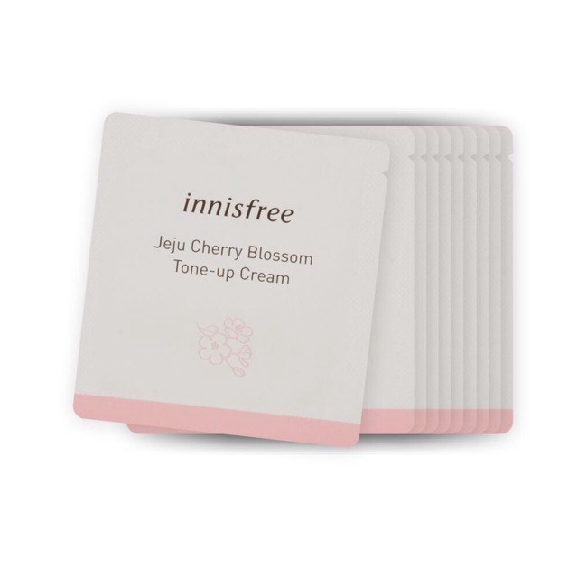 Sample Kem Dưỡng Anh Đào Nâng Tone Tức Thì Innisfree Tone Up Cream 1ml [salesale]