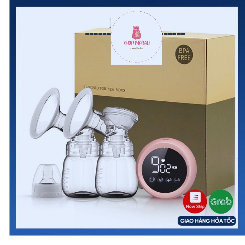 Máy hút sữa điện đôi Miss Baby pin sạc tiện lợi - Máy hút sữa mới 2022 hỗ trợ mẹ bỉm vắt sữa dễ dàng tiện dụng