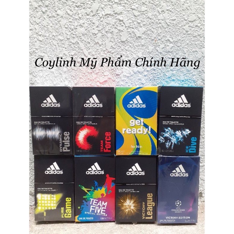 Nước hoa nam ADIDAS hương thơm nam tính 100ml chính hãng