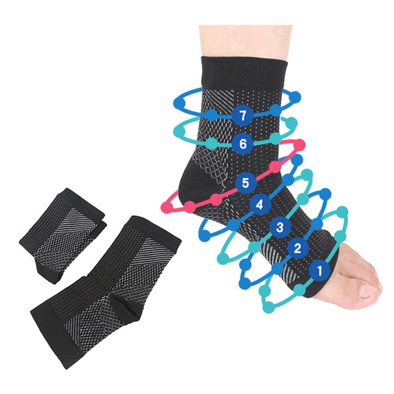 1 đôi tất nén ngón chân co giãn thoải mái chống đau nhức mỏi