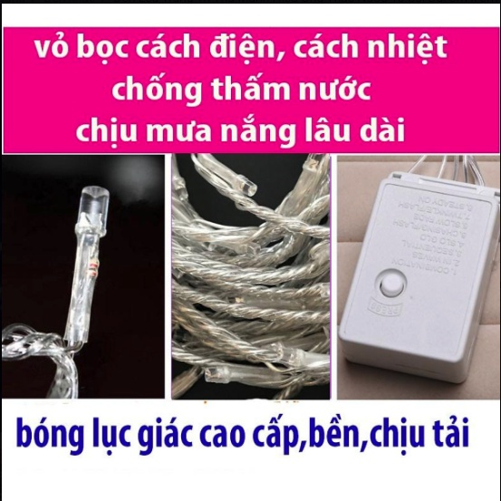 Đèn Nháy Thả Rèm Mưa Rơi/ Đèn Nháy Thác Nước - Đèn Nháy Thả Mành, Trang Trí Cây Đẹp Lung Linh, trang trí noel