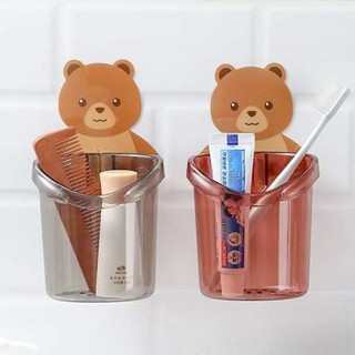 Cốc gấu đựng bàn chải đa năng