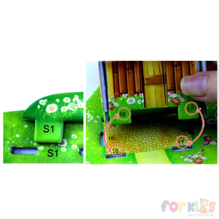 Bộ xếp hình 3d puzzle cho bé