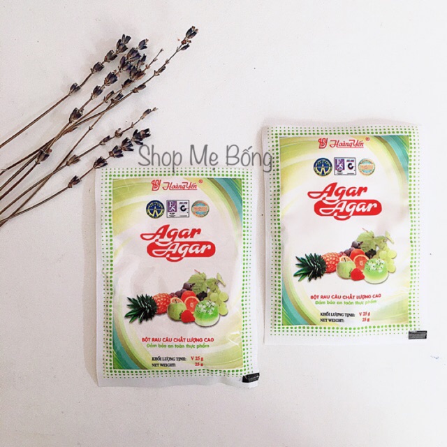 Bột rau câu giòn / Bột Agar [3/2023]