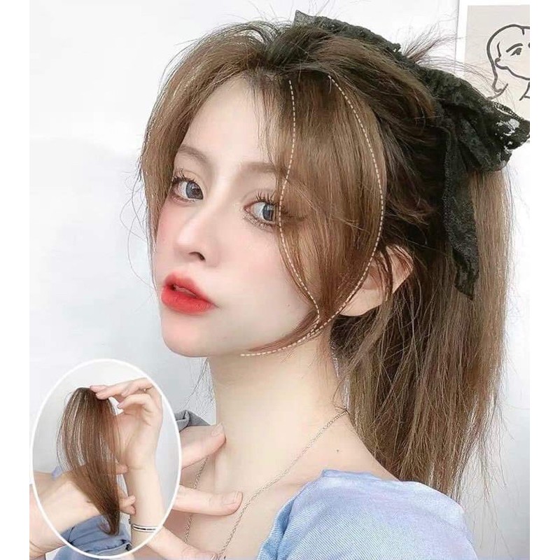 Tóc giả mái 🥰FREESHIP🥰 Tóc giả mái dài sole tóc thật