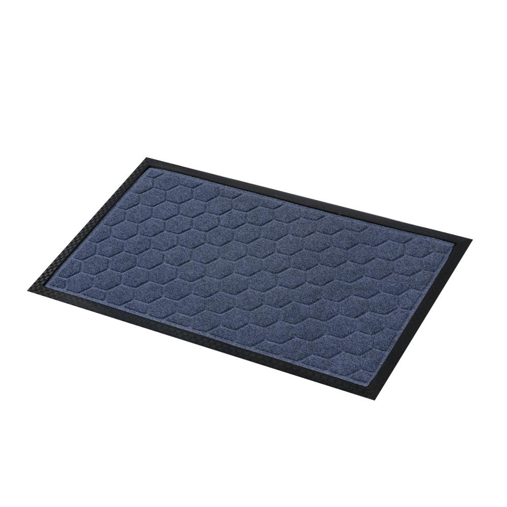 Homebase HLS Thảm trước cửa ra vào MX1015 bằng Polyester/cao su 44X74CM màu xám