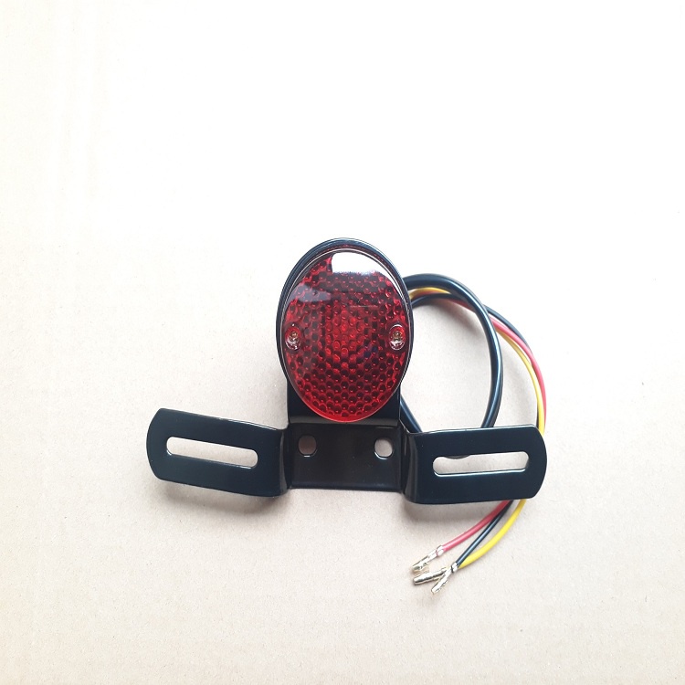 Combo đèn hậu tổ ong và xi nhan classic lưới sắt phù hợp độ Cafe Racer Tracker Win 67 Dream Cub và các loại xe