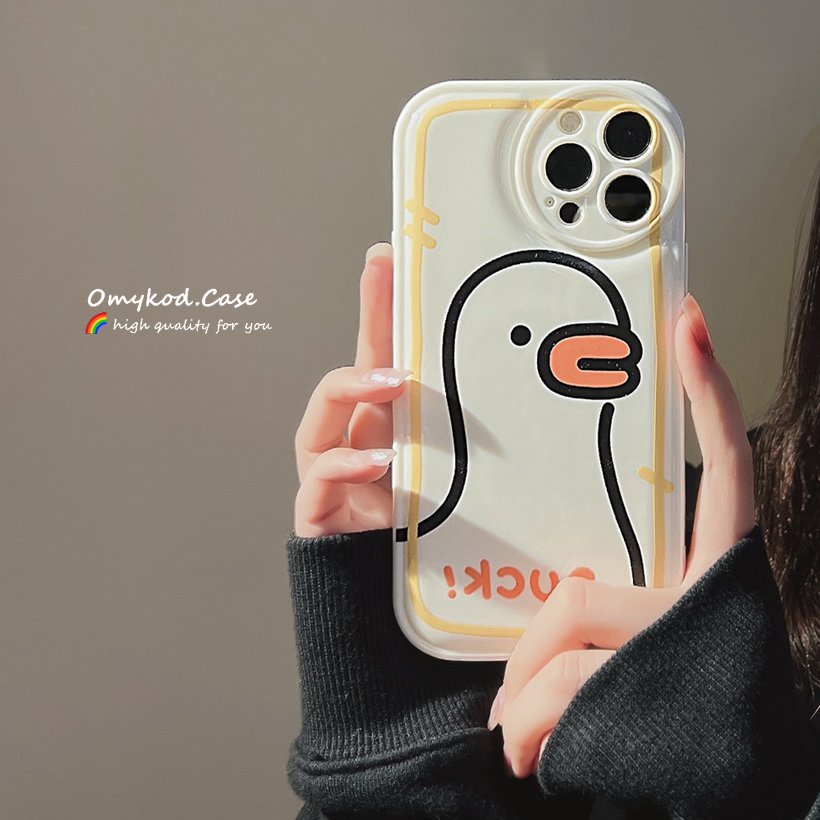 Ốp Điện Thoại Mềm In Hình Vịt Omykod Cho Samsung S21 S20 FE S22 S21 S20 Note 20 Plus M23 M33 M52 M53